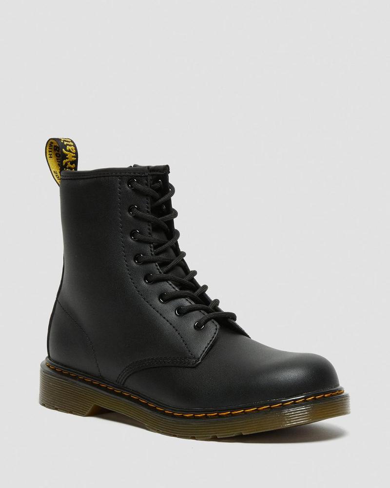 Botas con Cordones Dr Martens Youth 1460 Softy T Cuero Niños Negros | MX 110UZG